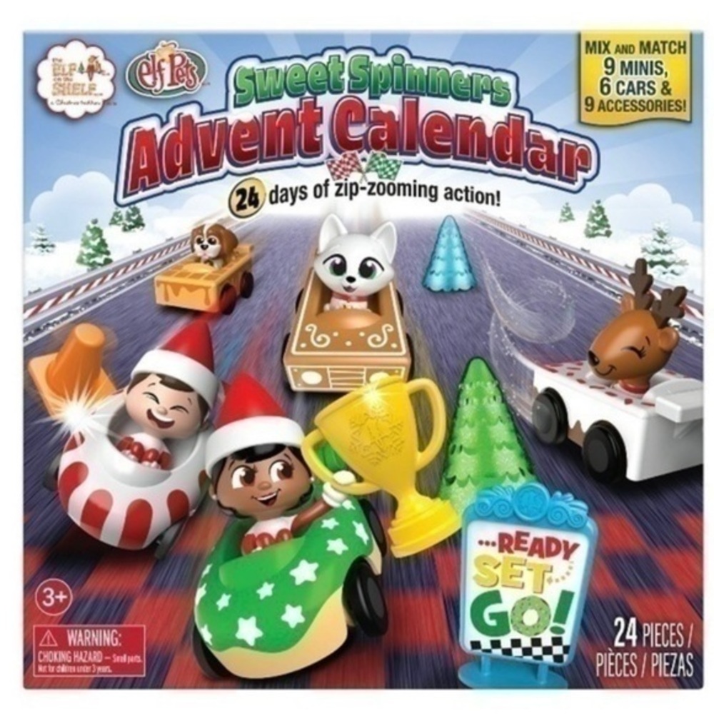 NIB. THE ELF ON THE SHELF Sweet Spinners Advent Calendar